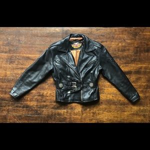 Vintage Women’s Harley Davidson Leather Jacket